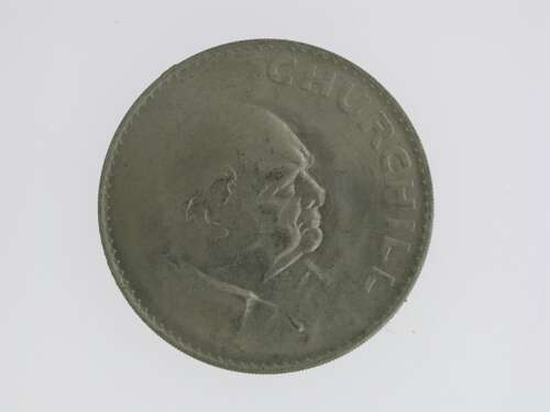 Churchill Parcel – Silver Frame, Silver Chain, Silver Coin