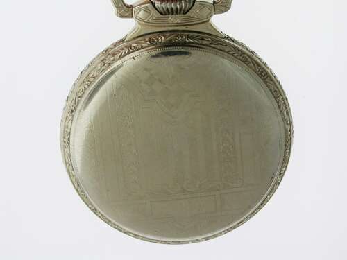 Antique American Illinois Steel Art Deco Railway Pocket Watch 1920