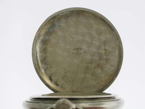 Swedish Military Steel Royal Pocket Watch 1940 –