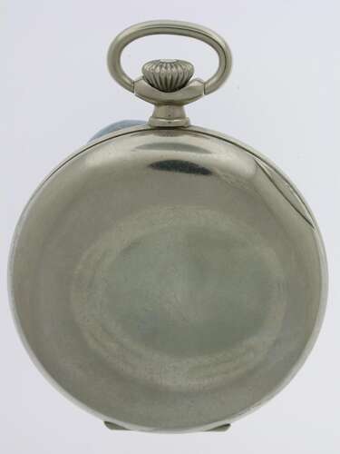 Omega Open Face Steel Pocket Watch - Swiss 1952