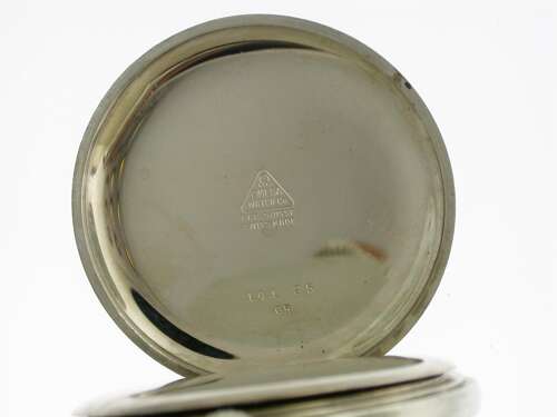 Omega Open Face Steel Pocket Watch - Swiss 1952