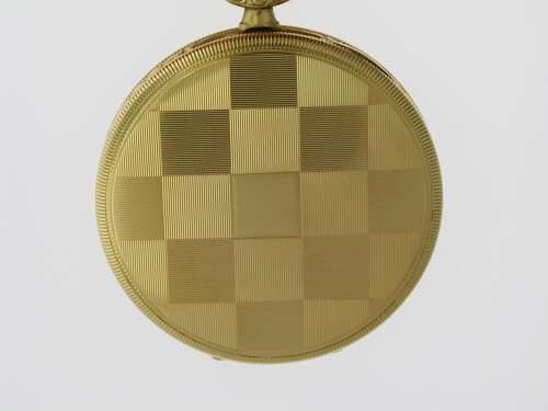 Art Deco 18Kt Yellow Gold Pocket Watch Swiss 1928