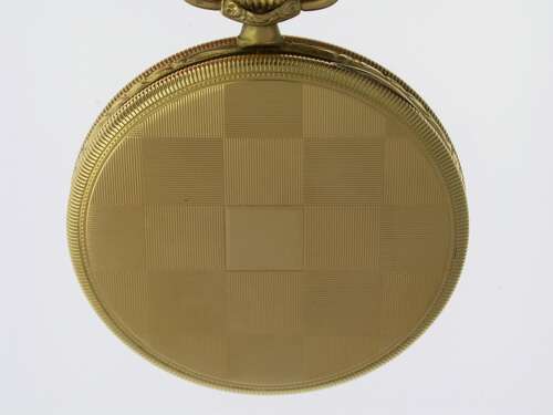 Art Deco 18Kt Yellow Gold Pocket Watch Swiss 1928