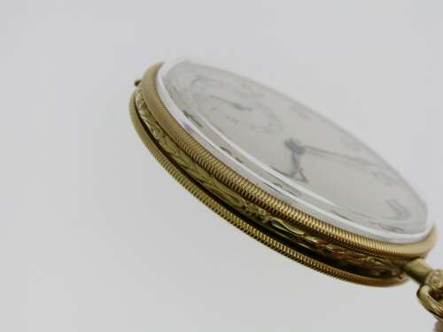 Art Deco 18Kt Yellow Gold Pocket Watch Swiss 1928