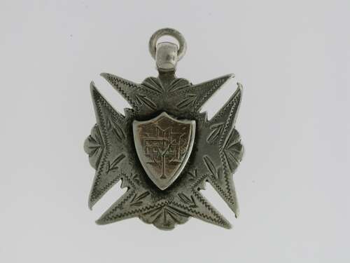 Silver Fob of Boxing Thomas Maloy – Hallmarked Birmingham 1894