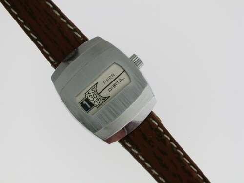 Para Digital Nos Manual Non-automatic Wrist Watch  Swiss 1965