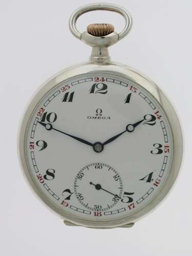 Omega Silver 0.800 Pocket Watch  Swiss 1926