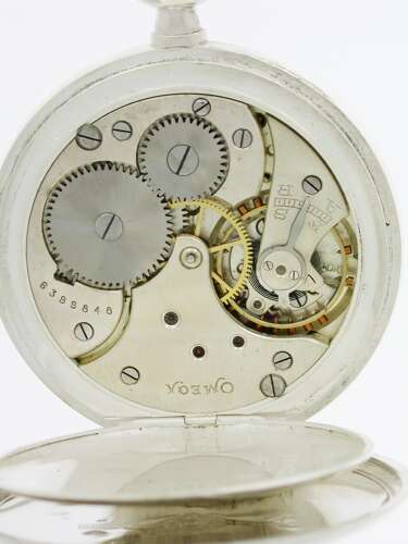 Omega Silver 0.800 Pocket Watch Swiss 1926