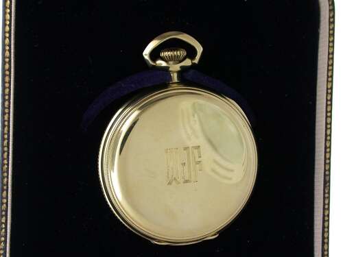 Antique 14 Kt Yellow Gold Pocket Watch Retailed by Vacheron %26 Constantin Geneve - Swiss 1920