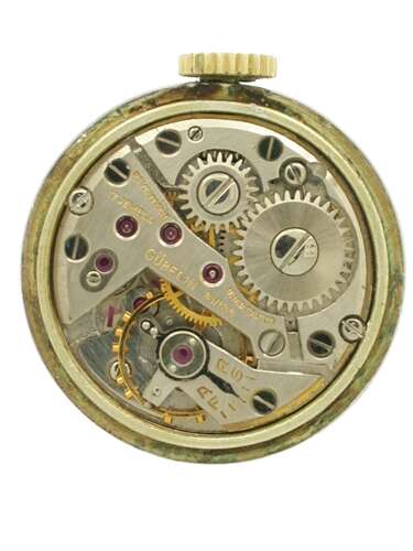 Gubelin Silver 0.925 Guilloche Enamel Pendant Ball Watch in Original Gubelin Box Chain – S