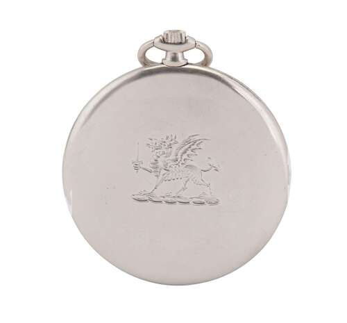 Antique Platinum Rare Ultra-thin Art Deco Pocket Watch Swiss 1910 The Goldsmiths Silversmi