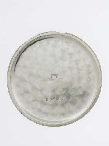Antique Platinum Rare Ultra-thin Art Deco Pocket Watch Swiss 1910 The Goldsmiths Silversmi