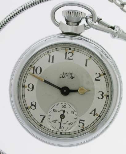 Smiths Empire Nos Open Face Pin Lever Pocket Watch - Great Britain 1950