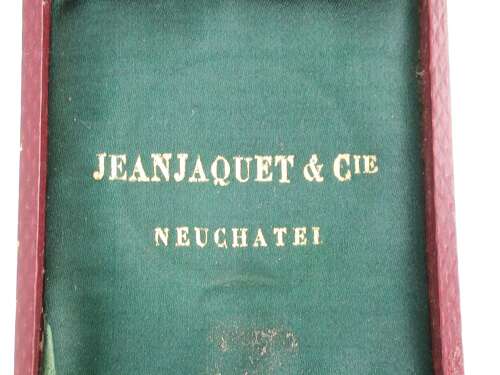 Antique Exquisite Jean Jaquet %26 Cie Silver Nos Pocket Watch Swiss 1880