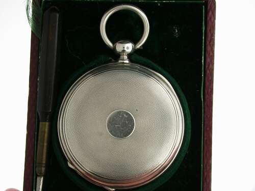 Antique Exquisite Jean Jaquet %26 Cie Silver Nos Pocket Watch Swiss 1880