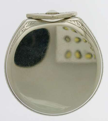 Waltham 14 Kt Gold Filled Art Deco Open Face Secometer Pocket Watch USA 1932