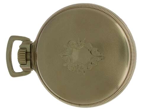 Elgin BW Raymond White Gold Filled Railroad Pocket Watch USA 1926