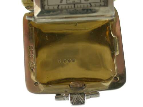 Silver Art Deco Purse Watch, Swiss Made 1930 Hallmarked Silver Birmingham 1938