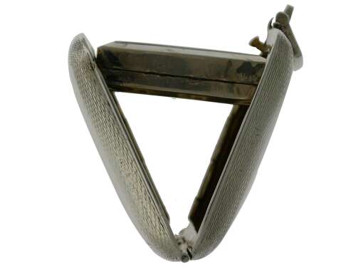 Silver Art Deco Purse Watch, Swiss Made 1930 Hallmarked Silver Birmingham 1938