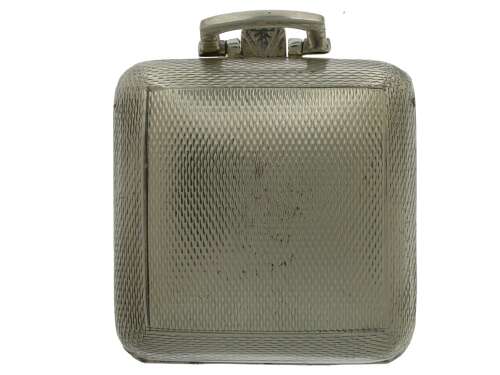 Silver Art Deco Purse Watch, Swiss Made 1930 Hallmarked Silver Birmingham 1938
