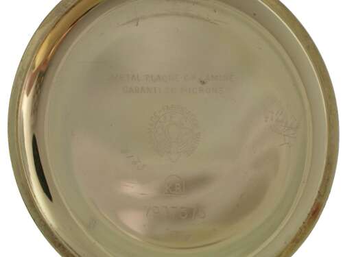 Mint Omega Gold Filled Full Hunter Pocket Watch Swiss 1925