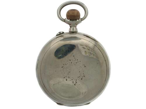 Longines Silver 0.800 Open Faced Pocket Watch 1906