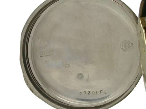 Longines Silver 0.800 Open Faced Pocket Watch 1906