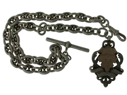 J. Sewill Silver Pocket Watch with Chain Hallmarked for London 1890