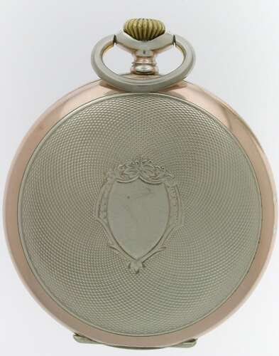Omega Silver 0.800 Open Face Pocket Watch Swiss 1937