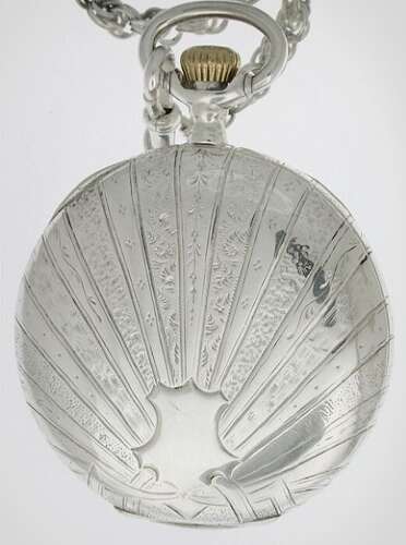Antique Omega Silver 0.800 Open Face Pocket Watch Swiss 1900