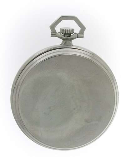Tissot Art Deco Open Face Pocket Watch Swiss 1943