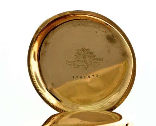 Omega Gold Filled Pocket Watch Swiss 1925