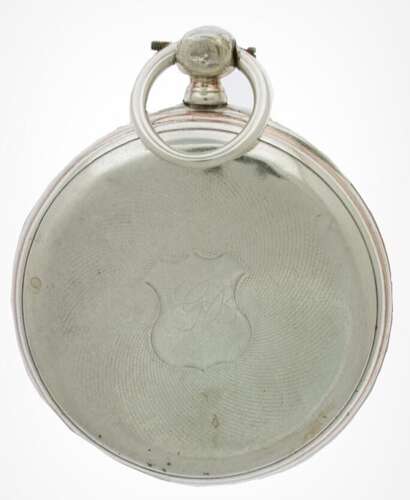 Antique Breguet Paris Silver 0.800 Open Face Pocket Watch - Swiss 1880