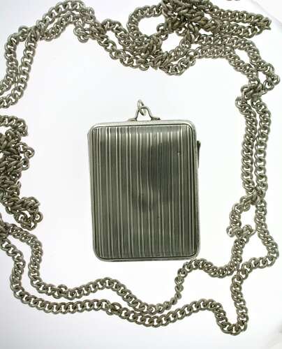 Silver 935 Ebel Art Deco Purse Watch Swiss Made 1920