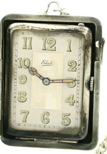 Silver 935 Ebel Art Deco Purse Watch Swiss Made 1920