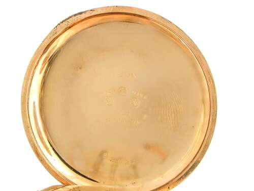 Antique Gold-filled Open Face Pocket Watch with Gold Filled Chain, Swiss 1920