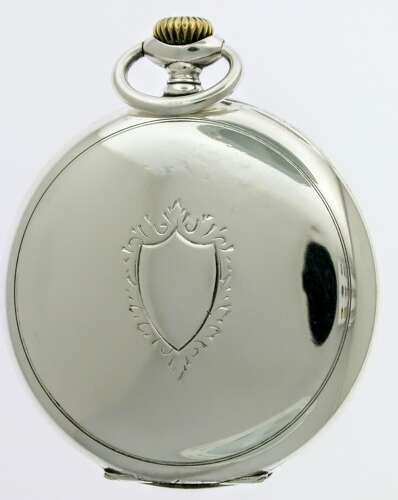 Omega Silver 0.800 Open Face Pocket Watch - Swiss 1942