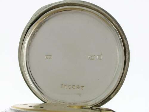 Silver Open Face Pocket Watch Chester 1896 Very High Quality English Watch