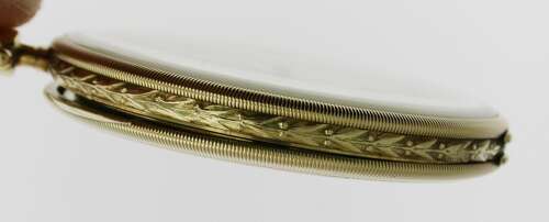 14kt Yellow Gold I.W.C. Schaffhausen  Art Deco Pocket Watch Swiss 1921