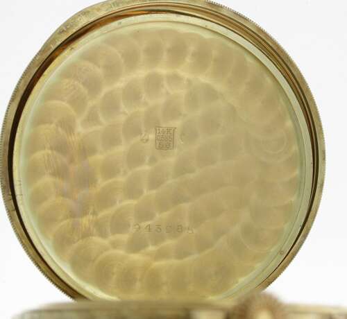 14kt Yellow Gold I.W.C. Schaffhausen  Art Deco Pocket Watch Swiss 1921