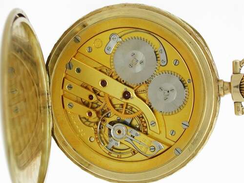 14kt Yellow Gold I.W.C. Schaffhausen  Art Deco Pocket Watch Swiss 1921