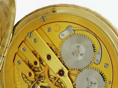 14kt Yellow Gold I.W.C. Schaffhausen  Art Deco Pocket Watch Swiss 1921