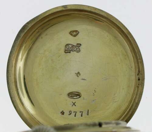 Hebdomas 8 Day Silver Pocket Watch