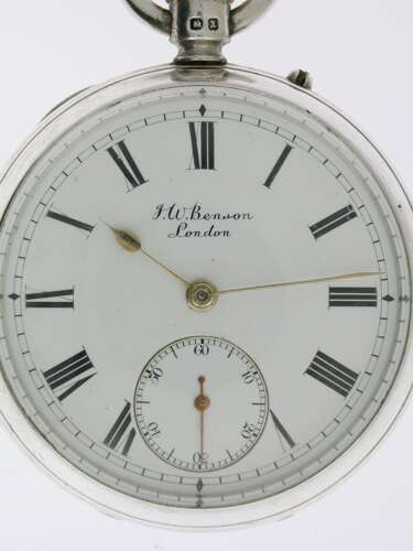 Silver J.W Benson Pocket Watch London 1897