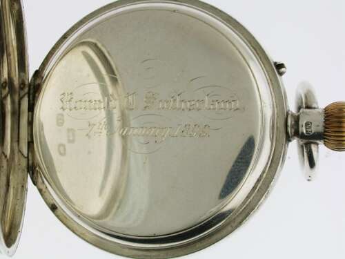 Silver J.W Benson Pocket Watch London 1897