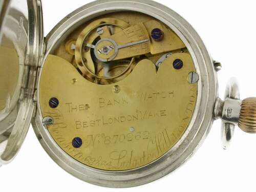 Silver J.W Benson Pocket Watch London 1897