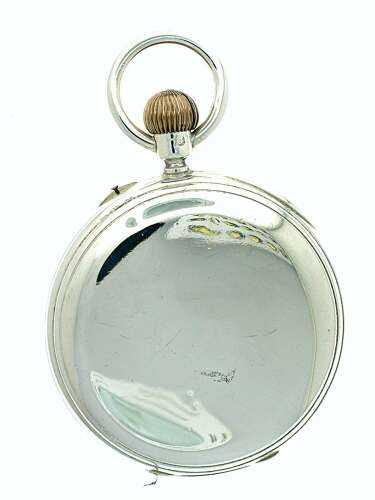 Silver R.J. Barfoot %26 Co English Pocket Watch Hallmarked London 1905