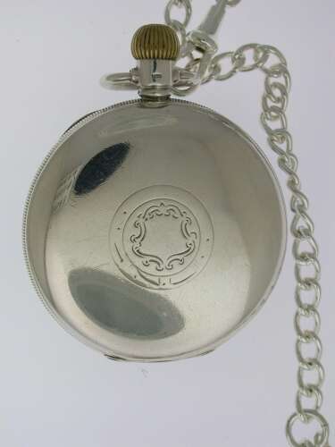 Silver H Stone Leeds Pocket Watch Hallmarked Birmingham 1937