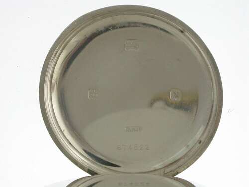 Silver H Stone Leeds Pocket Watch Hallmarked Birmingham 1937