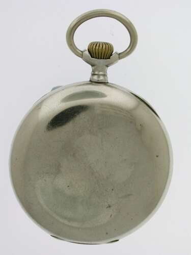 Omega Open Face Steel Pocket Watch - Swiss c.1915
